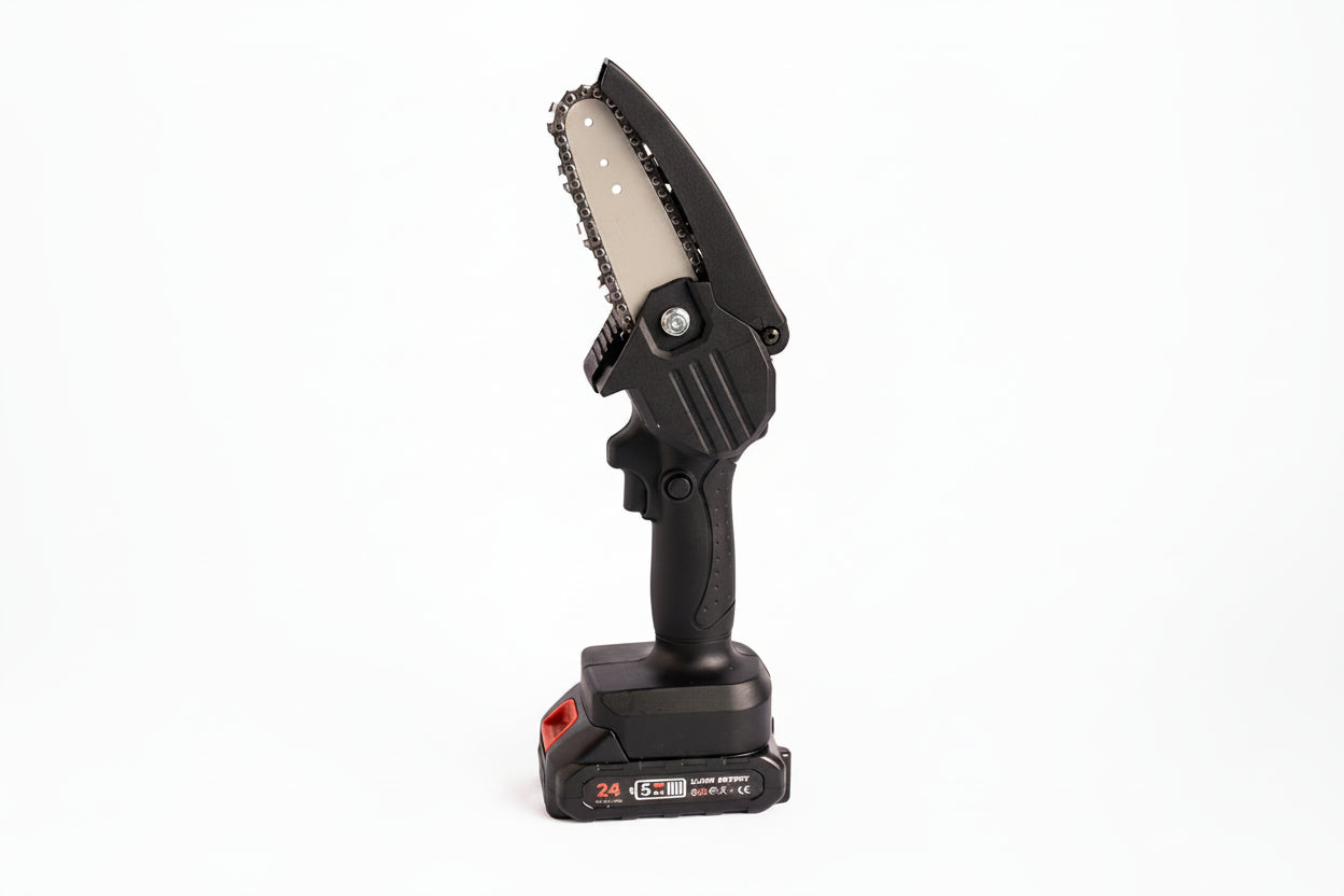 Motosega a batteria lama 4 pollici potatrice elettrica da giardino leggera 24V