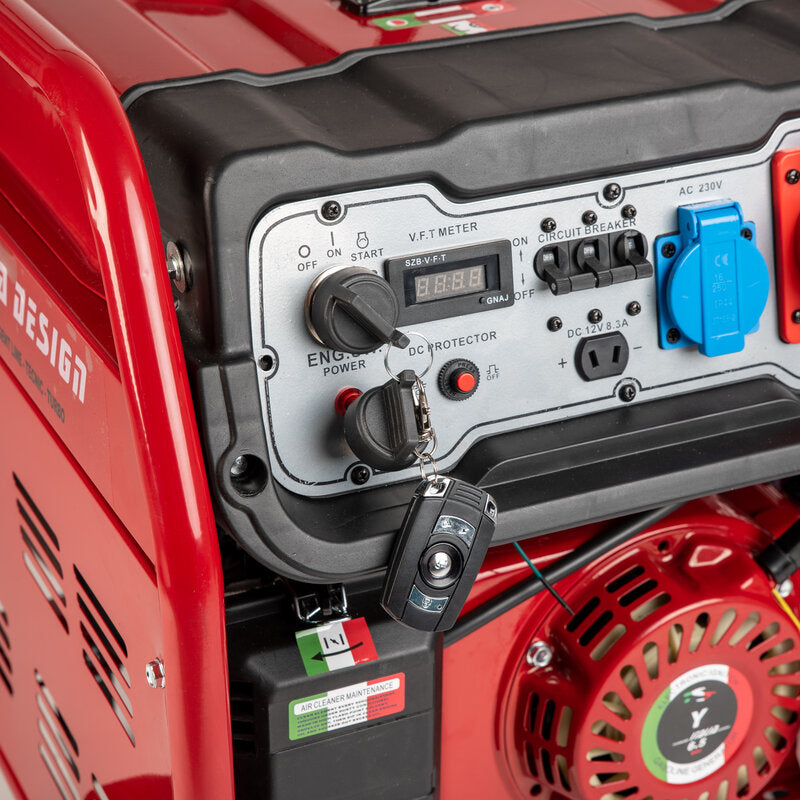 Gruppo elettrogeno Generatore di corrente 2300W - 220/380V avviamento Elettrico