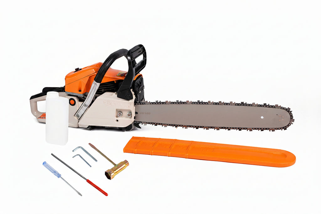 Motosega a scoppio 52cc profondita' lama 50cm professionale per giardinaggio