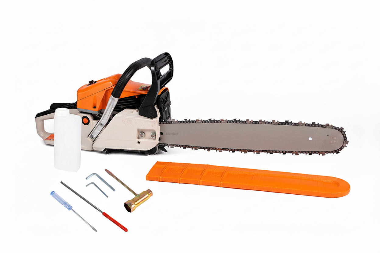 Motosega a scoppio 52cc profondita' lama 50cm professionale per giardinaggio