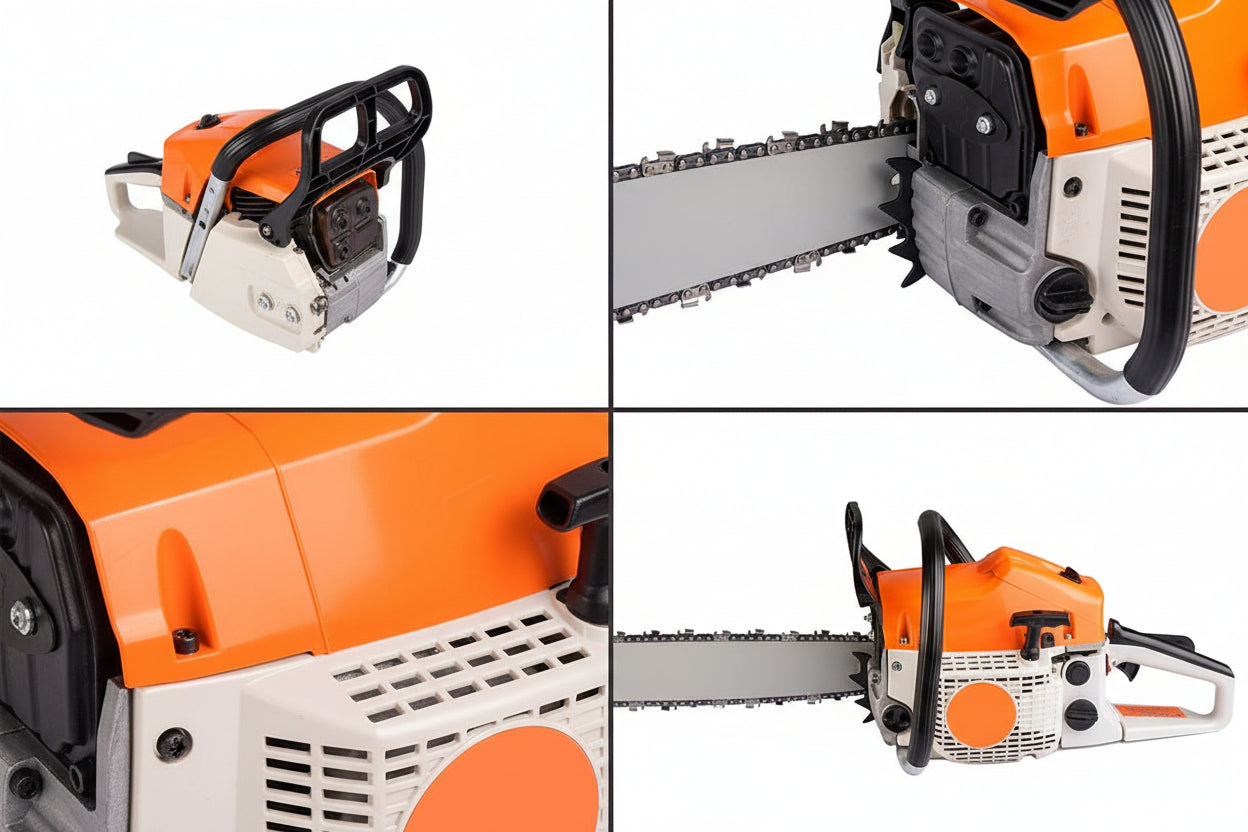 Motosega a scoppio 52cc profondita' lama 50cm professionale per giardinaggio