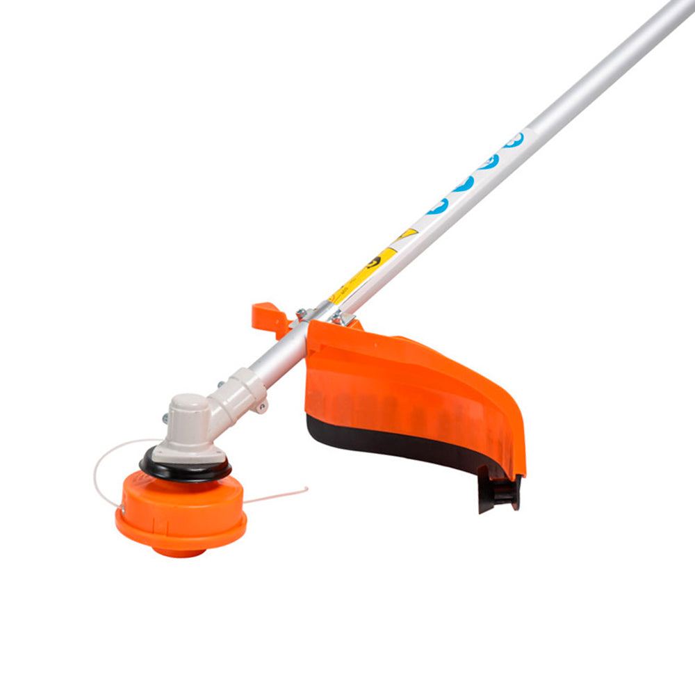 Decespugliatore zaino a scoppio 2 tempi 52 cc con doppio disco e kit accessori