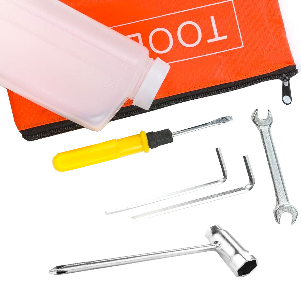 Decespugliatore zaino a scoppio 2 tempi 52 cc con doppio disco e kit accessori