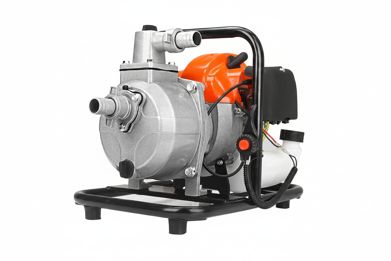Motopompa a scoppio 2 tempi 52cc 300 Lt al minuto per giardinaggio irrigazione