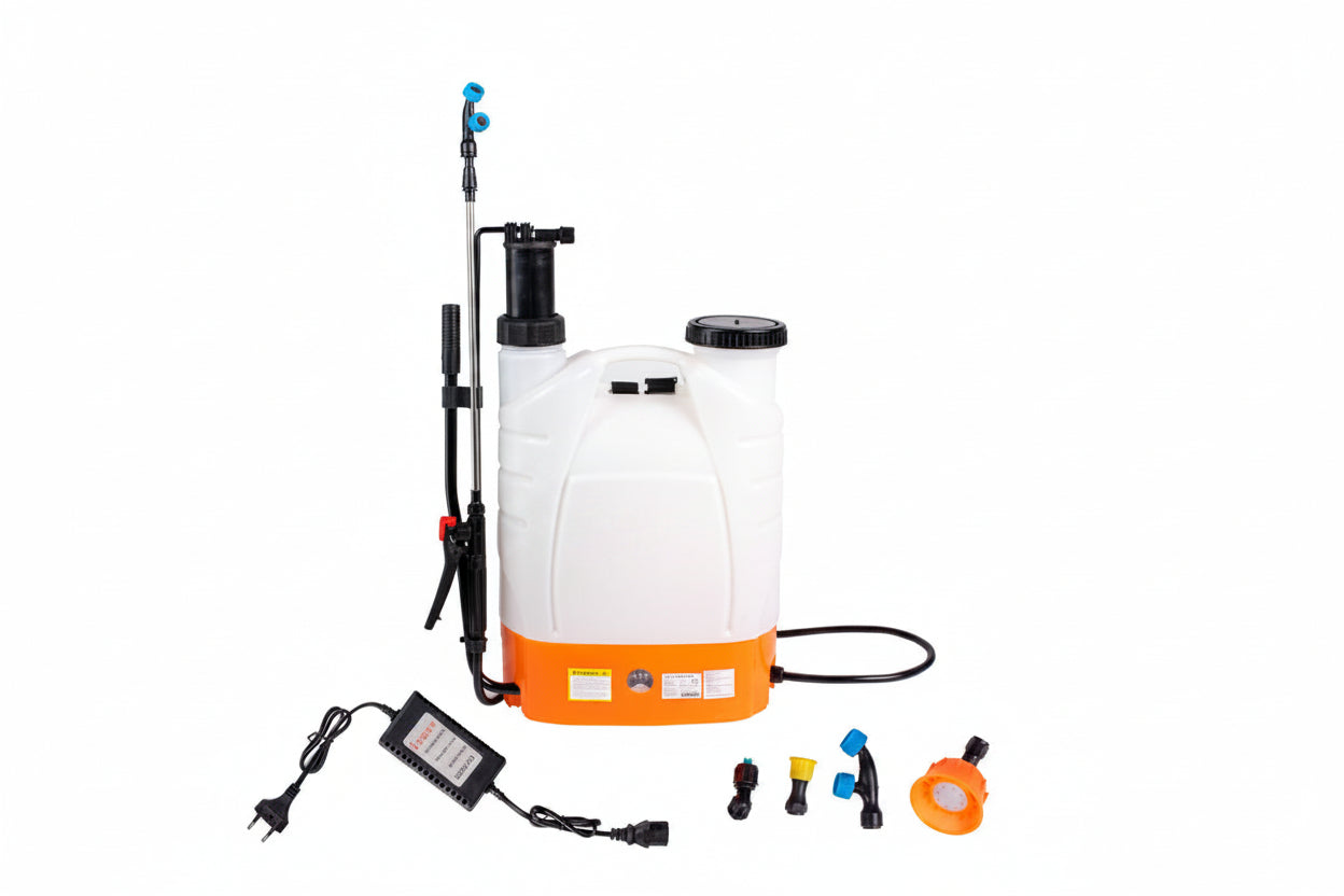 Pompa a spalla elettrico nebulizzatore 16 lt per disinfestazione irrorazione
