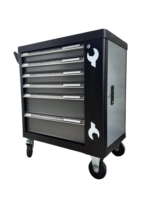 Carrello porta attrezzi con ruote completo di utensili 6 cassetti 1000 pezzi