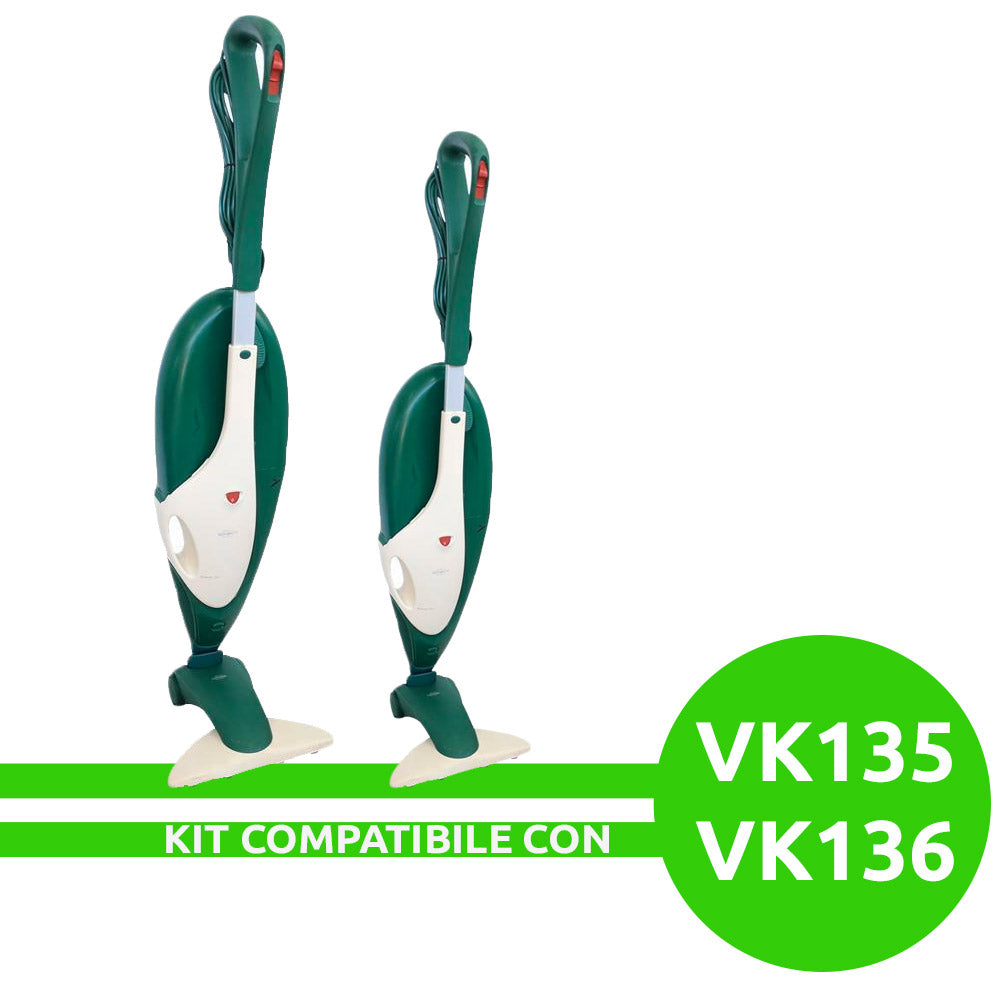 Kit da 12 sacchetti premium, 3 profumi in grani, 2 filtri per folletto VK135-136