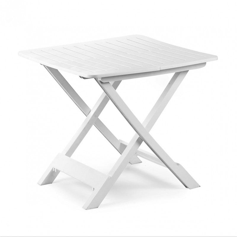 Tavolo Tevere Pieghevole Bianco 79x72x70H