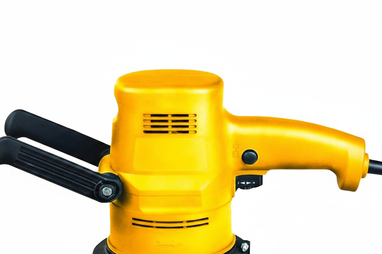 Levigatrice rotorbitale 430W piastra diametro di 125mm aspirazione a sacchetto