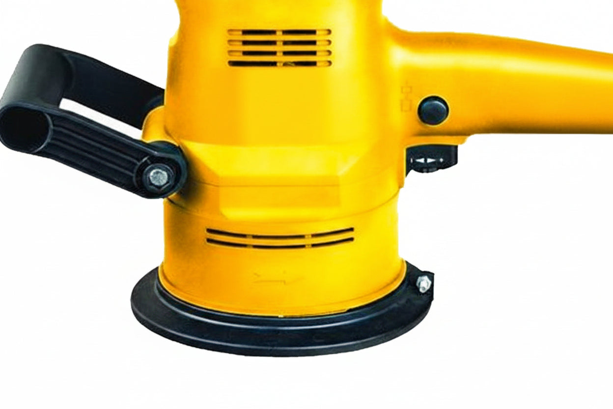 Levigatrice rotorbitale 430W piastra diametro di 125mm aspirazione a sacchetto