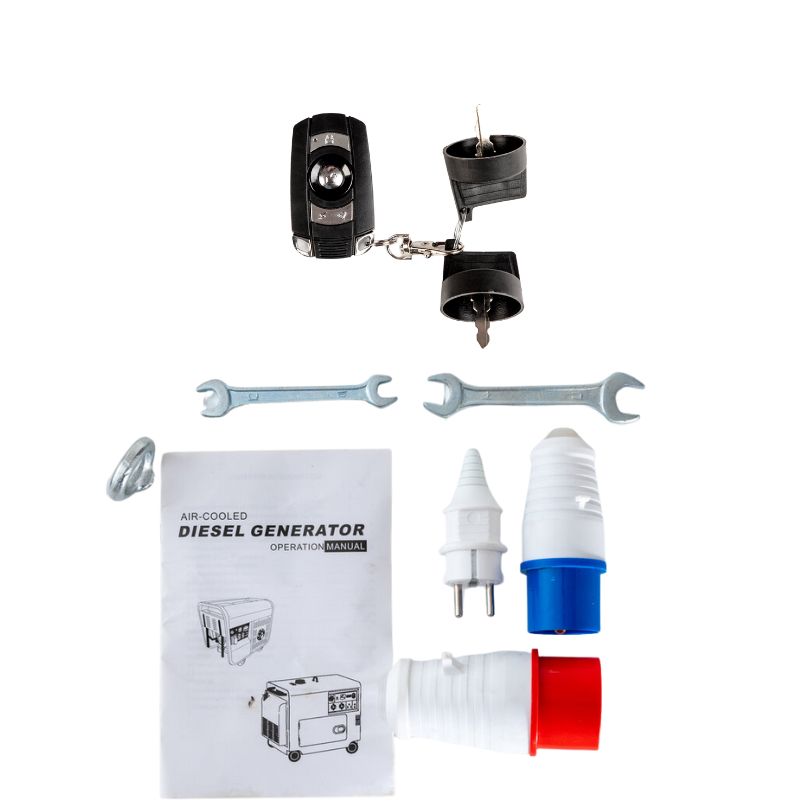 Gruppo Elettrogeno Generatore di corrente Diesel 5500W - 220V / 380V