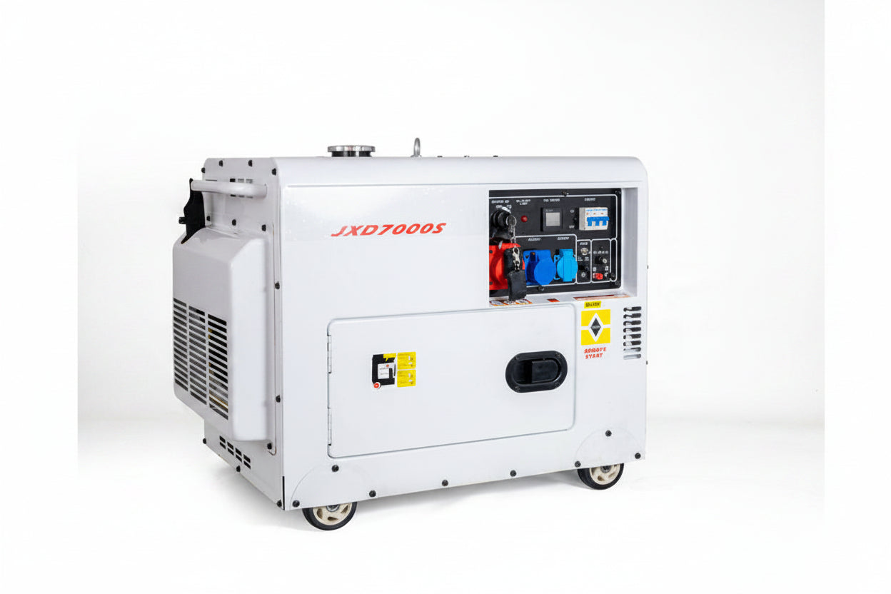 Gruppo Elettrogeno Generatore di corrente Diesel 5500W - 220V / 380V