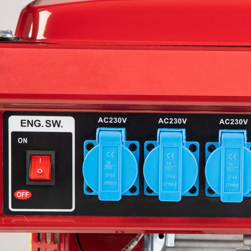 Gruppo elettrogeno Generatore di corrente 2000W - 220V / 380V avviamento manuale