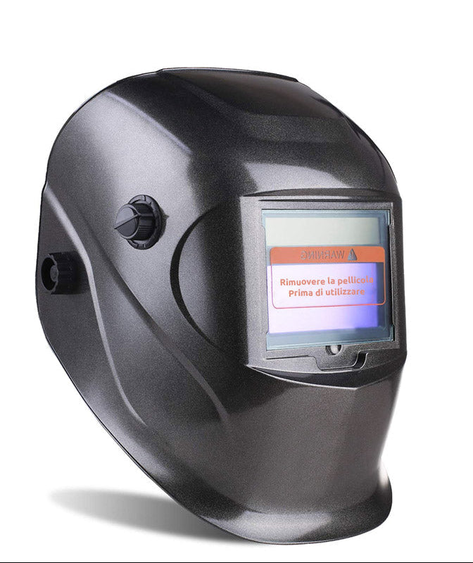 Casco per saldatore professionista 16 livelli UV, oscuramento variabile Din 9/13