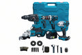 Kit 4 in 1 Avvitatore + Avvitatore a Impulsi + Smerigliatrice + Tassellatore 88V