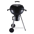 Barbecue sferico a carbone sandrigarden 57cm diametro con termometro e valvola