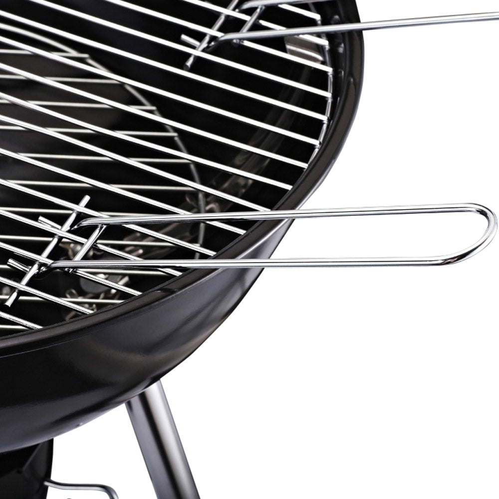 Barbecue sferico a carbone sandrigarden 57cm diametro con termometro e valvola