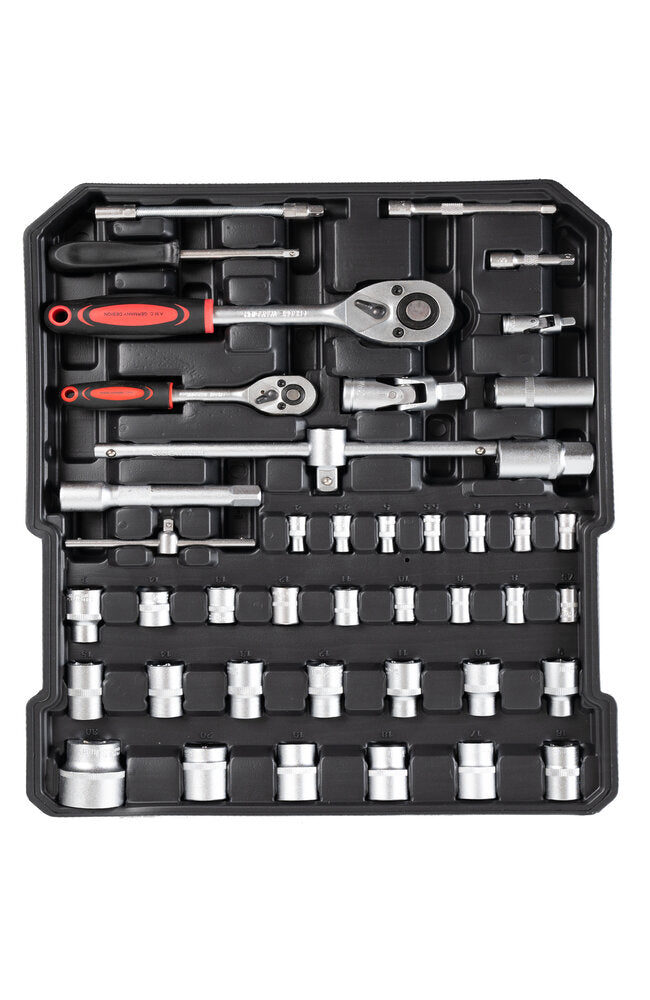 Set valigia utensili attrezzi da lavoro in cromo vanadio 849 pezzi trolley
