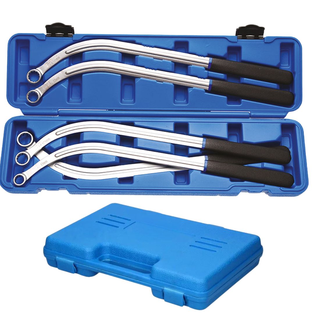 Chiavi tendicinghia Poligonali Curve dadi Chiavi per puleggia Set 5 Pz