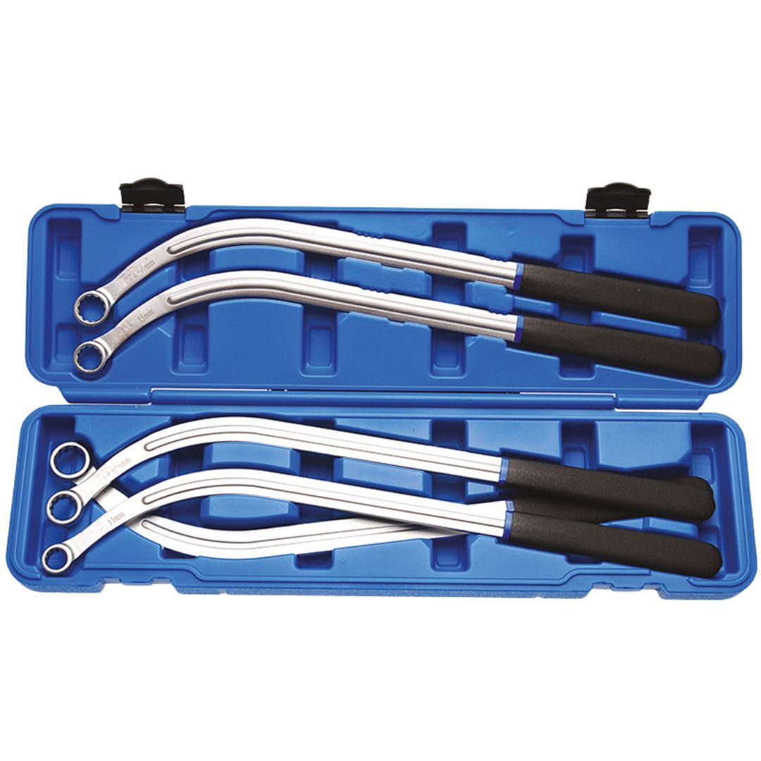 Chiavi tendicinghia Poligonali Curve dadi Chiavi per puleggia Set 5 Pz