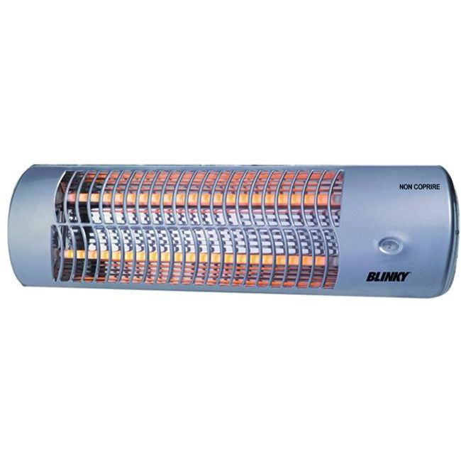 Stufa al Quarzo 2 livelli di Potenza da 600 W Applicazione a Parete