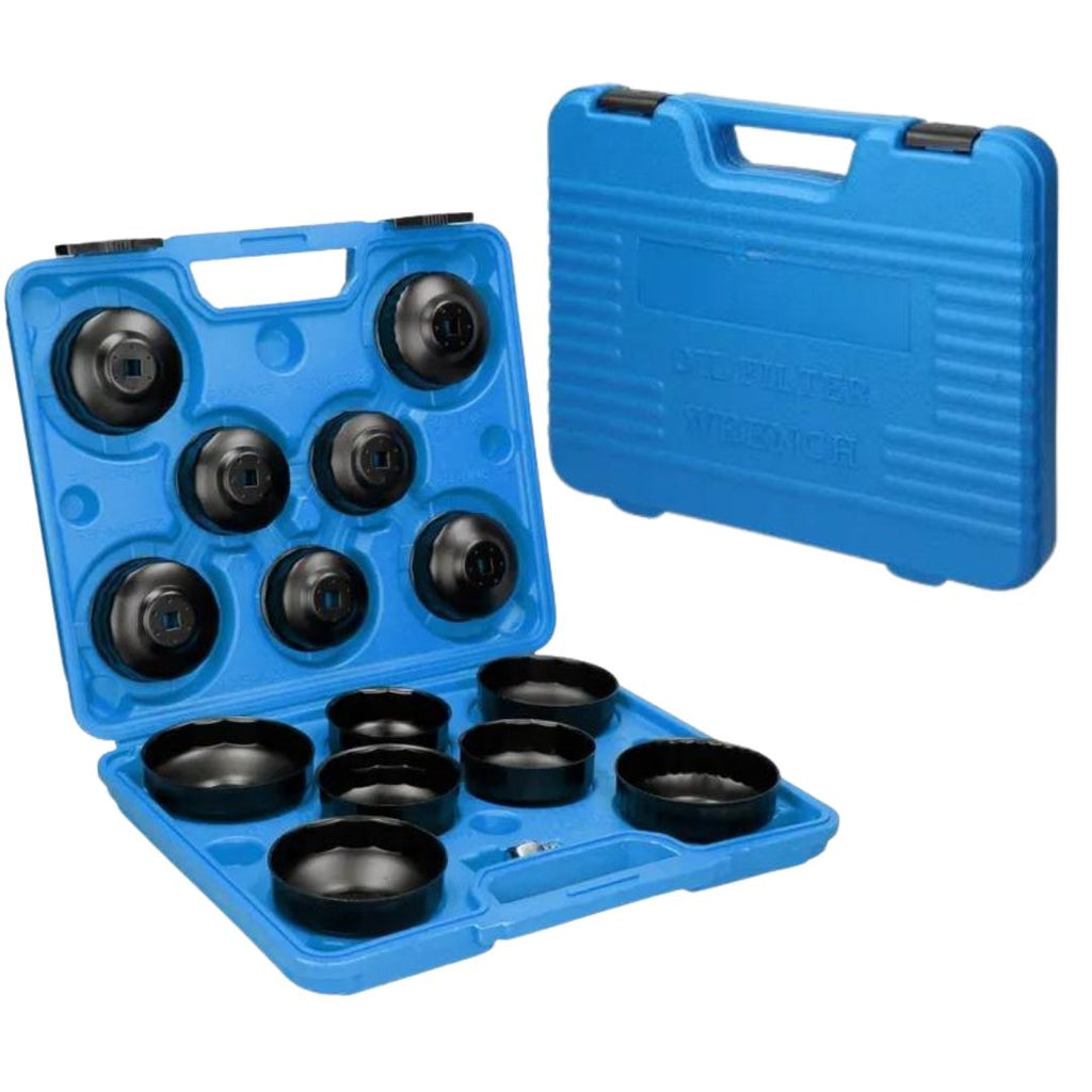 Set da 14 pezzi chiavi a tazza per filtro olio motore auto Smontaggio Rimozione