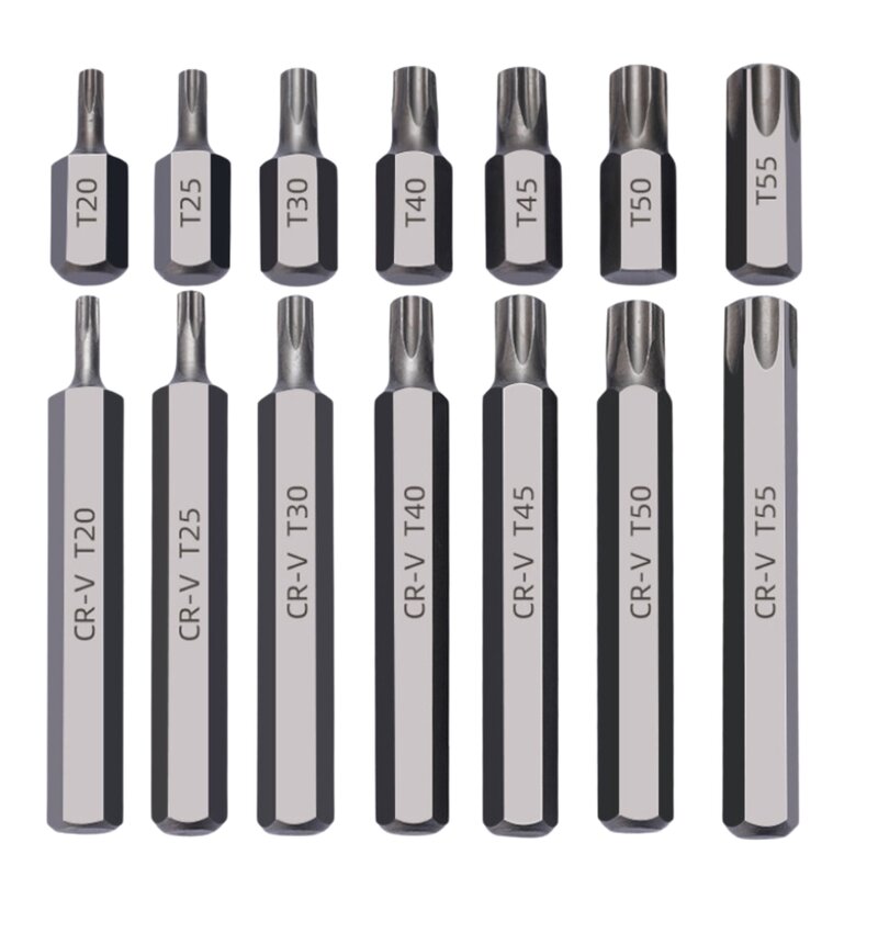 Set 40Pz Inserti Professionali Bussole Esagonali Torx Exa Xsn Lunghi Corti AMC CODICE: 40PCS-BITS