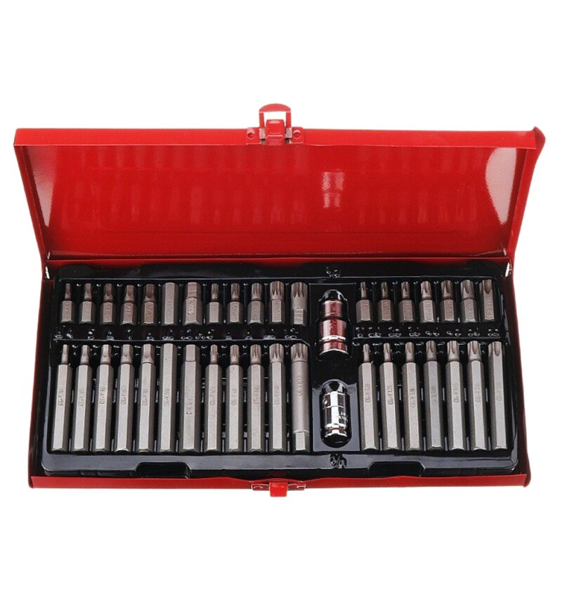 Set 40Pz Inserti Professionali Bussole Esagonali Torx Exa Xsn Lunghi Corti AMC CODICE: 40PCS-BITS