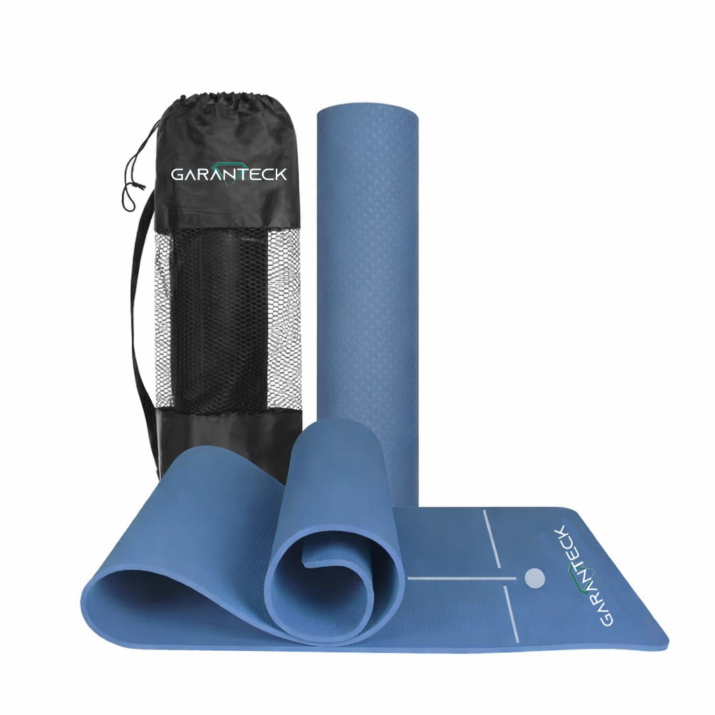 Tappetino Yoga in TPE Ecologico Doppio strato Antiscivolo 180x61 cm con Custodia